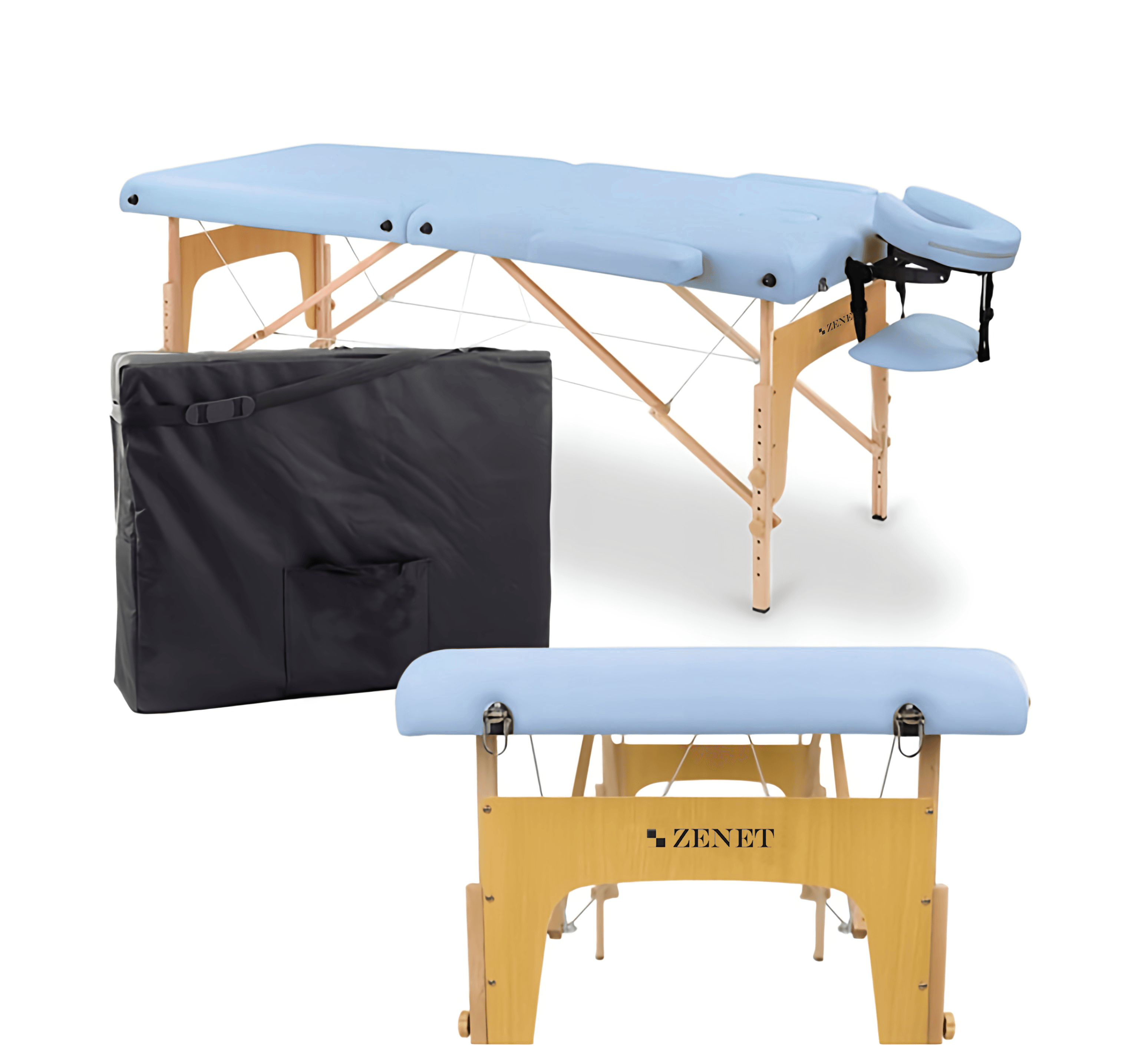 Masážny stôl Zenet ZET-1042 veľkosť S modrý 