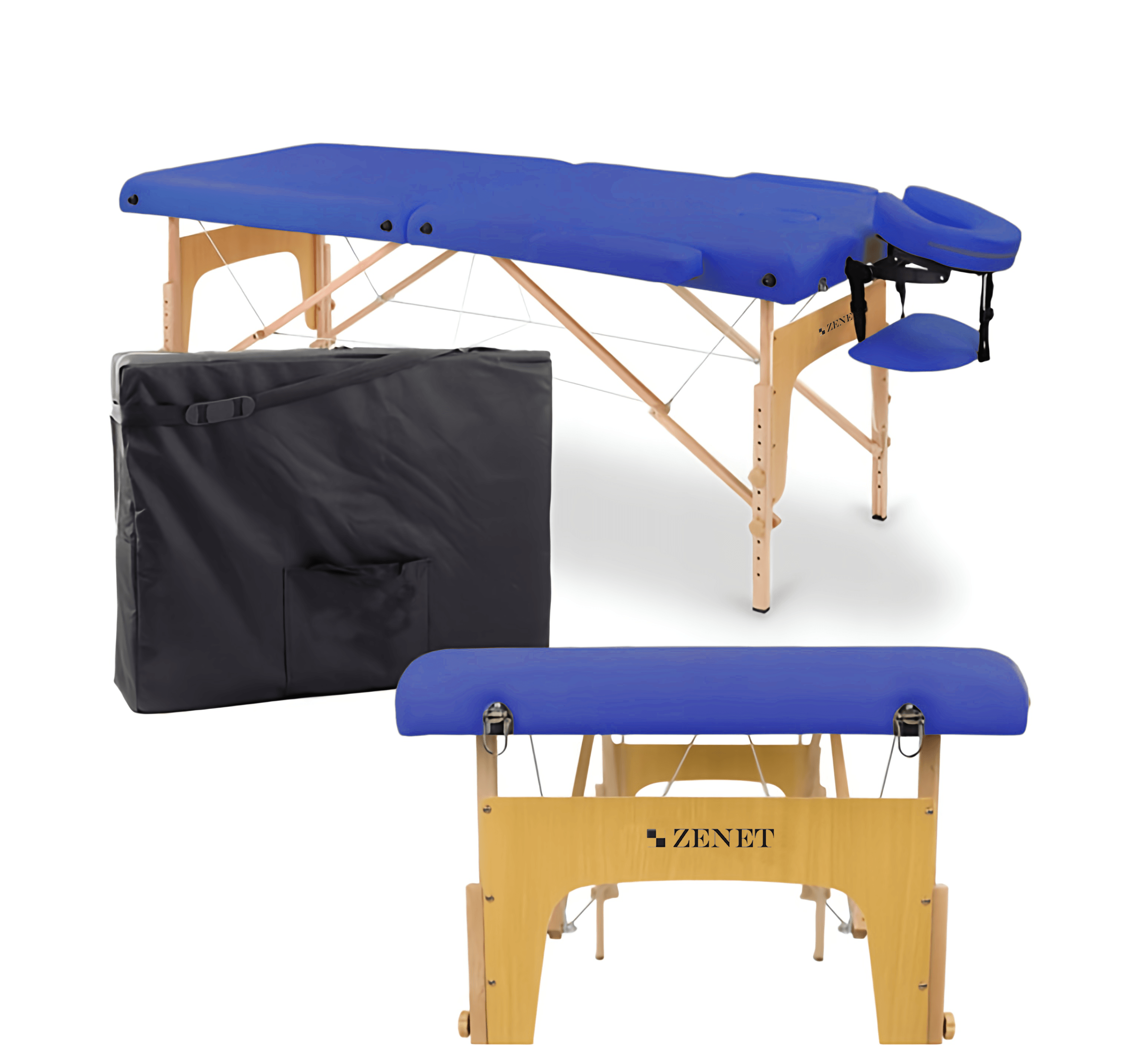 Masážny stôl Zenet ZET-1042 veľkosť M, námornícka modrá