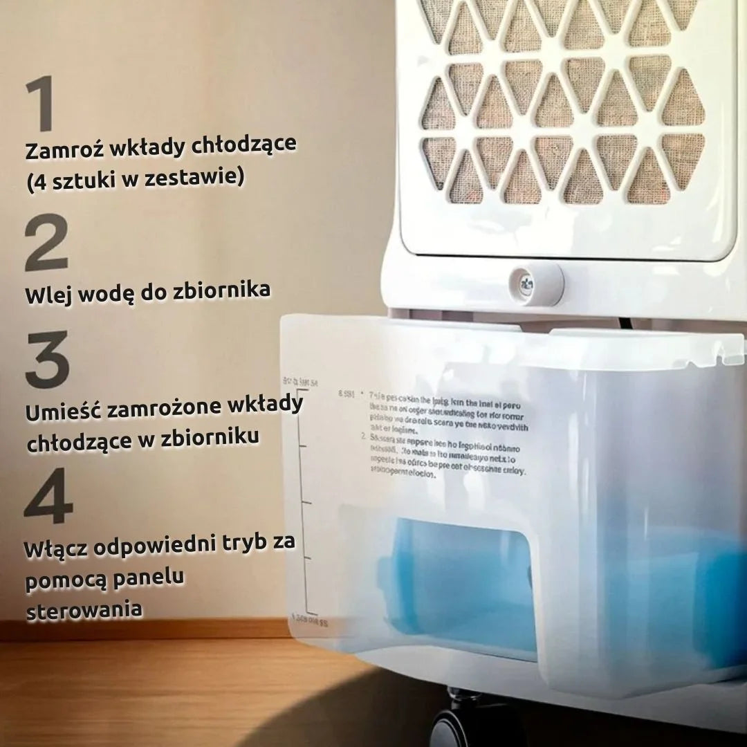 Mobilná klimatizácia Zenet Zet-483, 4 v 1 ochladzovač vzduchu