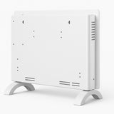 Sklenený konvektorový ohrievač Zenet ZET-526, biely, 1500W