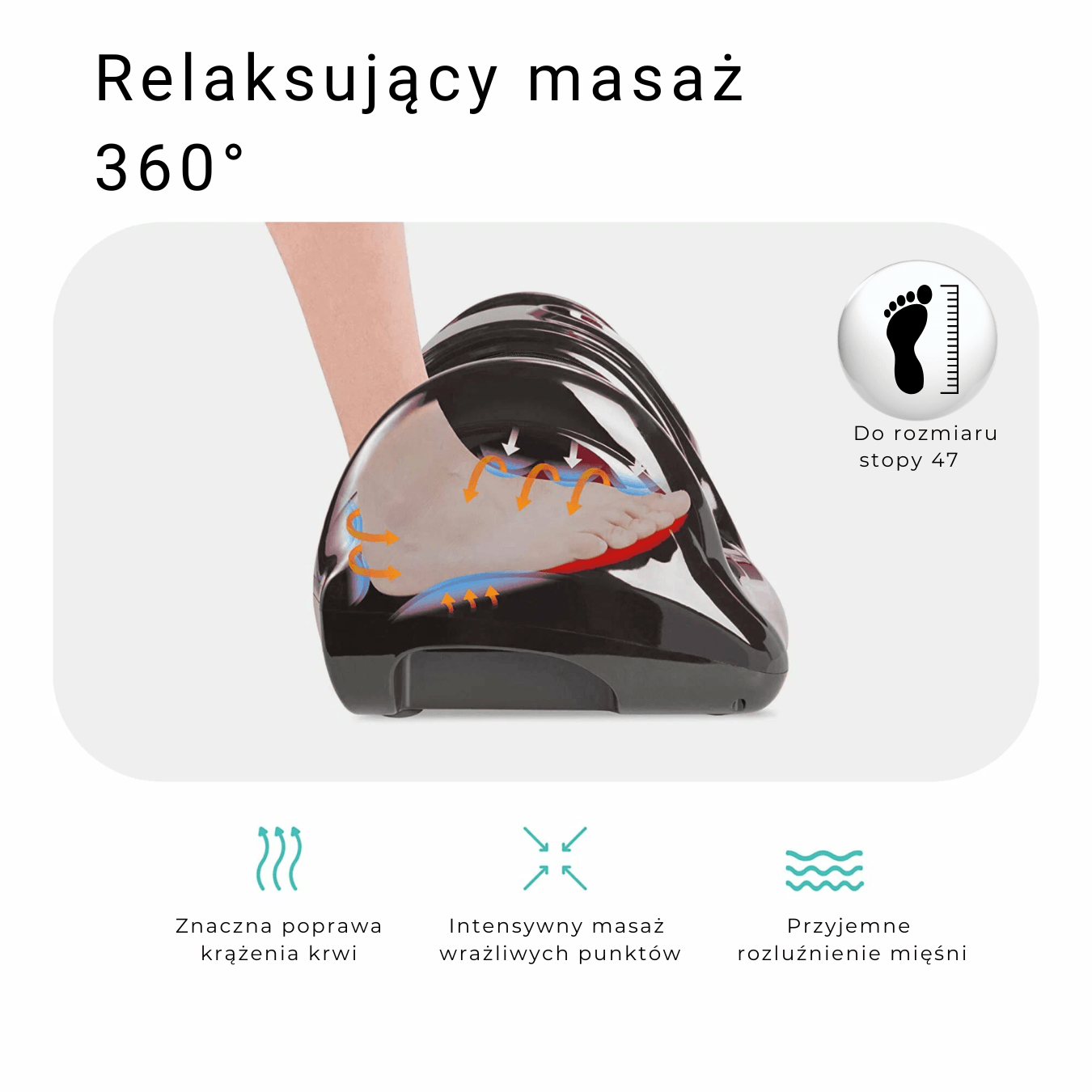Elektrický masážny prístroj na chodidlá, lýtka a predlaktia Zenet ZET-763