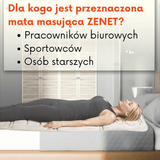 VIBRÁCIA MASÁŽNA PODLOŽKA, MASÁŽNY MATRAC NA MASÁŽ DO POSTELE ZENET ZET-826 