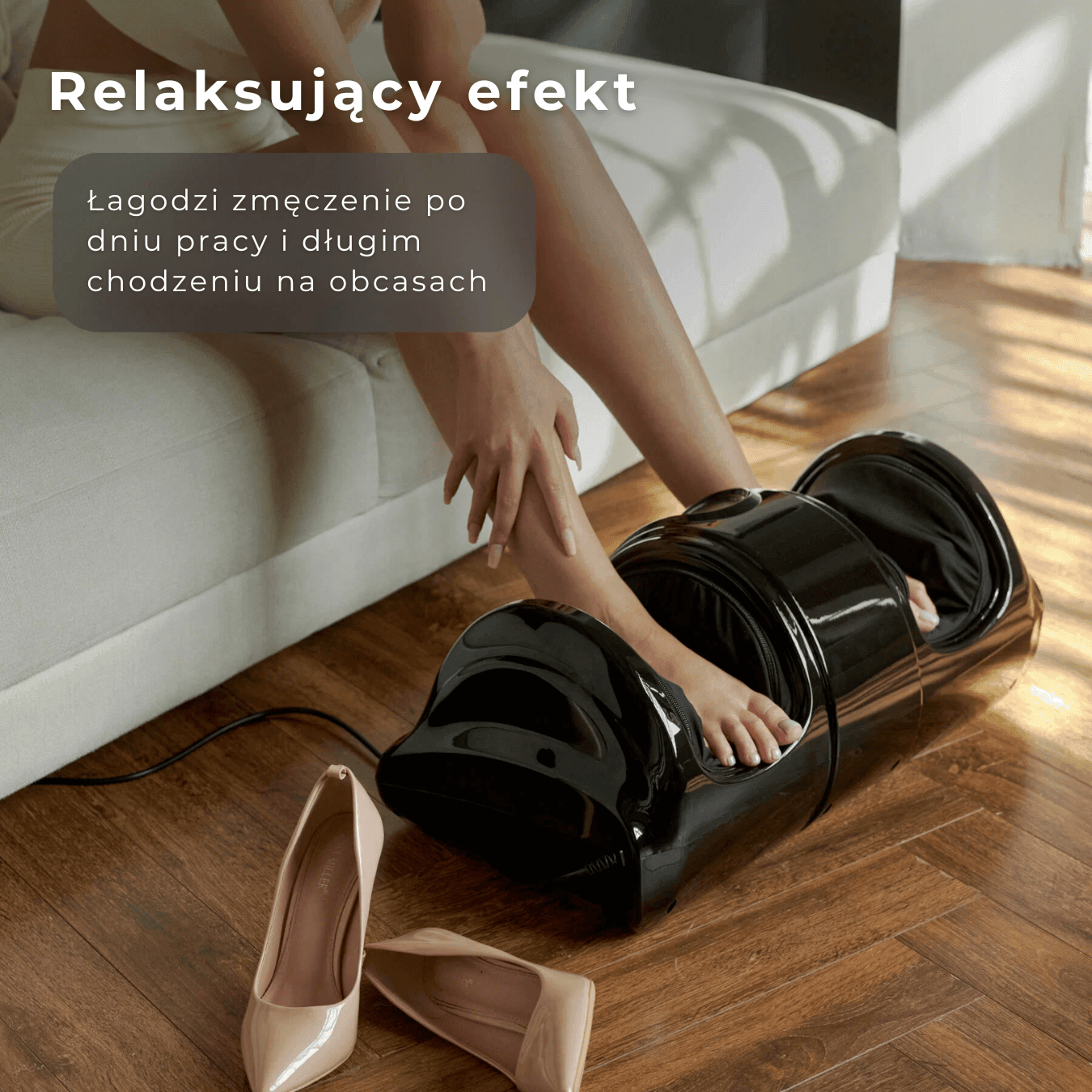 Elektrický masážny prístroj na chodidlá, lýtka a predlaktia Zenet ZET-763