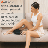 ZENET MASÁŽNY PRÍSTROJ ZET-727 SHIATSU MASÁŽNY VANKÚŠ NA TELO, NOHY, KRK, CHRBÁT