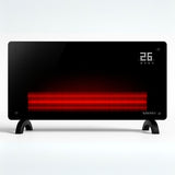 Dekoratívny sklenený konvektorový ohrievač Zenet 530, úsporný 2000 W