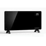 Dekoratívny sklenený konvektorový ohrievač Zenet 530, úsporný 2000 W
